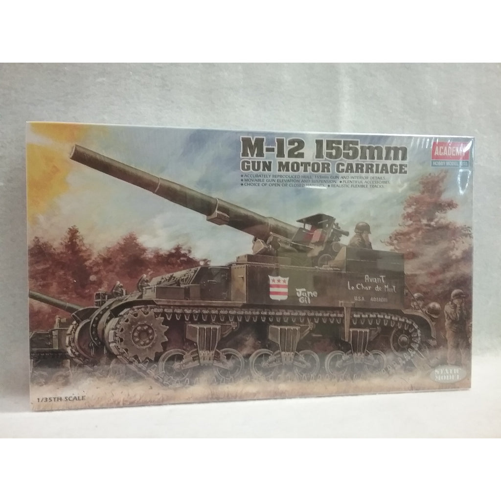 1/35 Scale Academy 1394 M-12 155mm Gun Motor Carriage – Swasey's ...