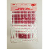 SIG Hobby  No.DCM208  Model Airplane Trimcals  Red Stars