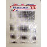 SIG Hobby  No.DCM209  Model Aircraft Trimcals  Black Stars