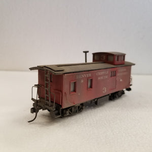 HO Scale Denver, Cripple Creek & South Western Caboose