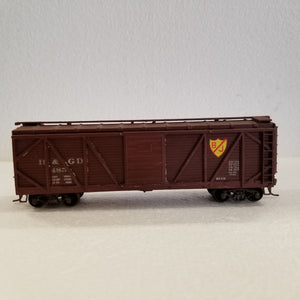 HO Scale Wood Boxcar H & G D No.485