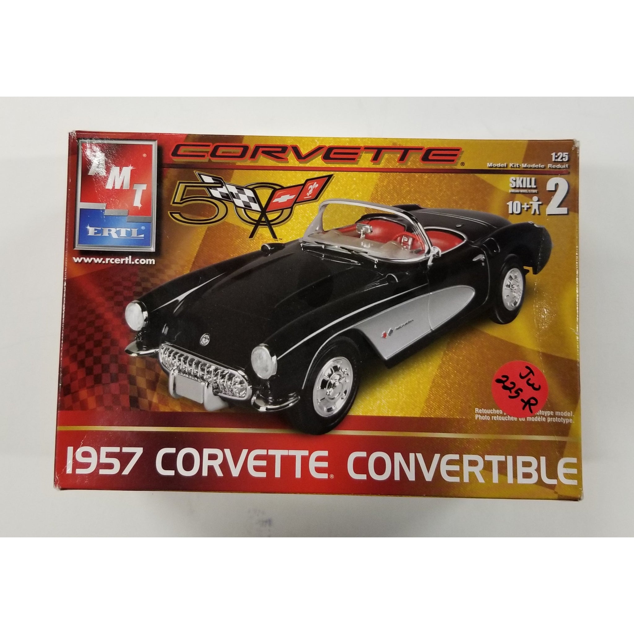 1/25 Scale AMT/ERTL 31828 1957 Corvette Convertible – Swasey's Hardware   Hobbies