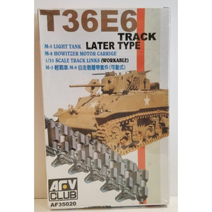 1/35 Scale AFV Club AF35020 T36E6 Track Links (Workable) Later Type