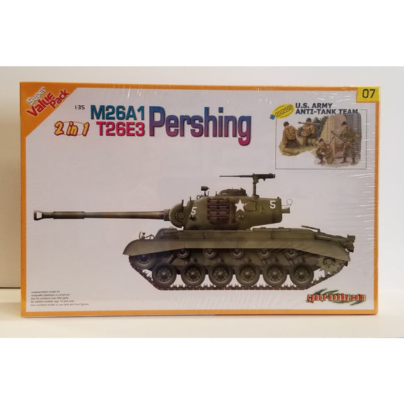 1/35 Scale Cyber-Hobby / Dragon 9107  M26A1 , T26E3 Pershing