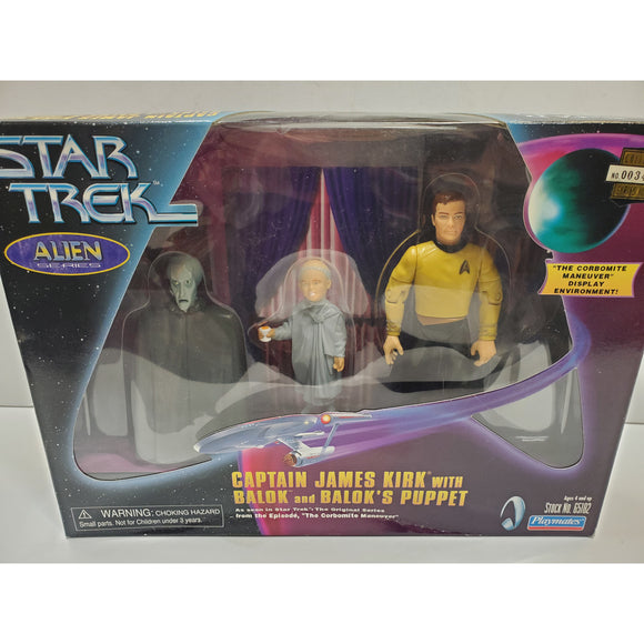 Playmates 65182 Star Trek Alien Collector Series Captain Kirk with Balok & Balok