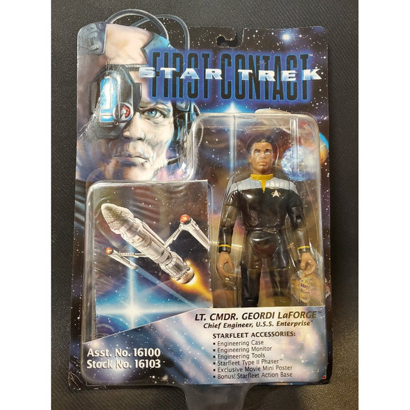 Star Trek First Contact Playmates 16103 Lt Commander Geordi LaForge Action Figur