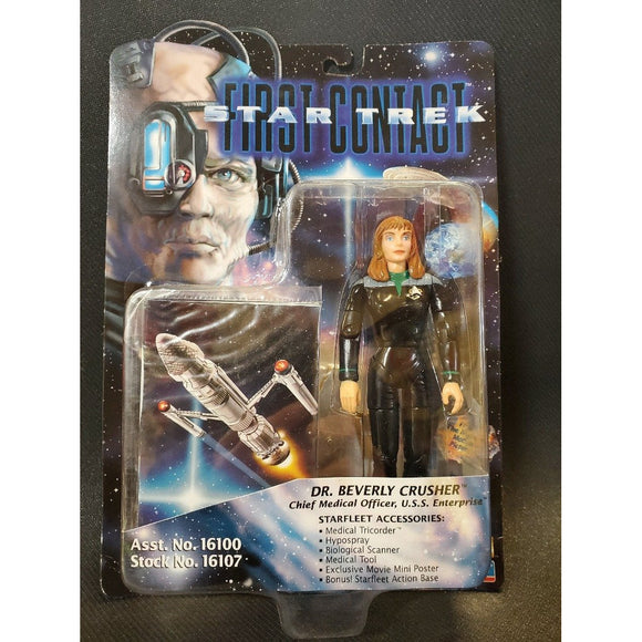 Star Trek First Contact Playmates 16107 Dr Beverly Crusher Action Figure