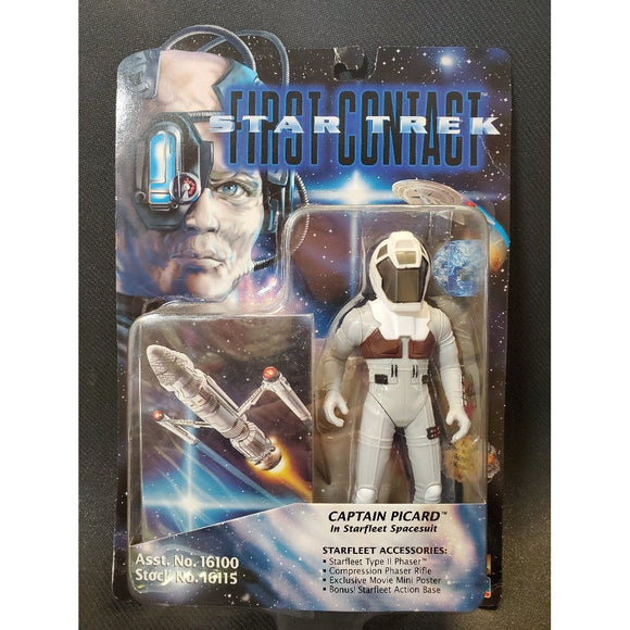 Star Trek First Contact Playmates 16115 Captain Picard in Starfleet Spacesuit Ac