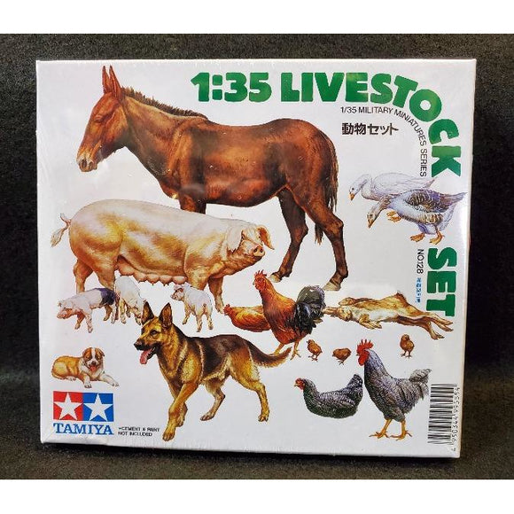 1/35 Tamiya 35128 Livestock Set