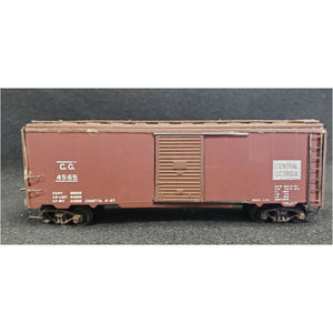 HO Scale Classic Era Central Georgia 4565 Wooden Refrigerator Car