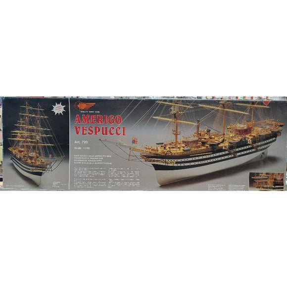 1/100 Scale Mantua Models Amerigo Vespucci Model Ship Kit 799