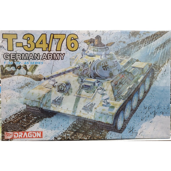 1/35 Dragon 6185 T-34/76 German Army Tank