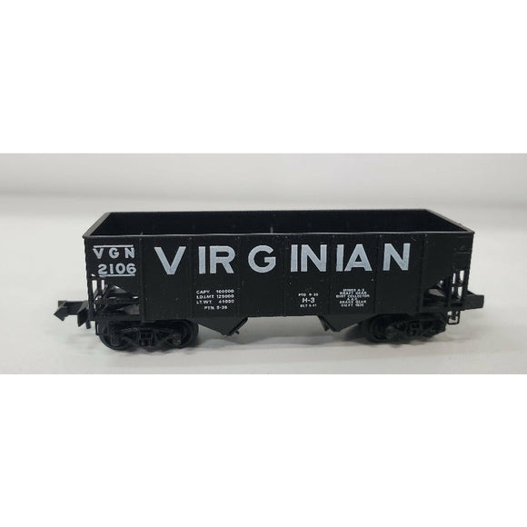 N Scale Micro Trains Virginian 2106 Twin Hopper