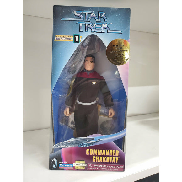 Star Trek Warp Factor Series 1 Action Figure Commander Chakotay 65284