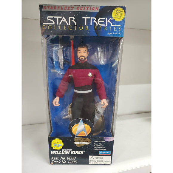 Star Trek Starfleet Edition Action Figure Cmdr William Riker 6285