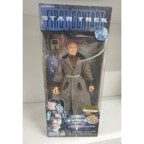 Star Trek First Contact Captain Jean Luc Picard Action Figure in 21st Century Ou