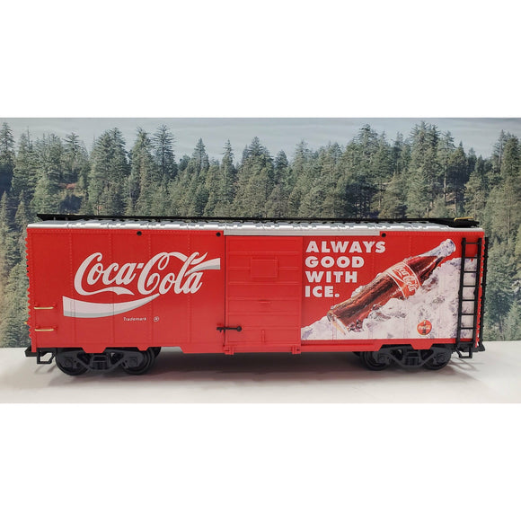 G Scale LGB Coca-Cola 42911CM Always Good with Ice Boxcar