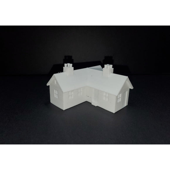 N Scale 2 Wing House 3D Printed