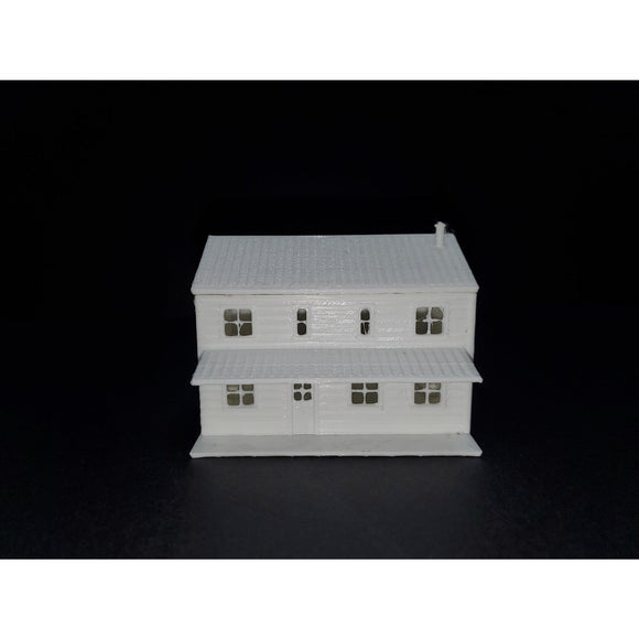 N Scale 2 Story House 3D Printed