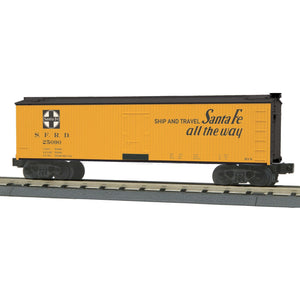 MTH Rail King 30-78165 Santa Fe Reefer Car - Swasey's Hardware & Hobbies