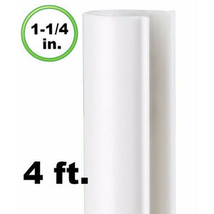 Snap Clamps 1 Case (25) - 48" long x 1-1/4" ABS White Plastic