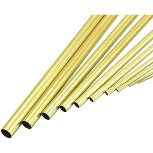 Round Brass Tube 11/32", Carded