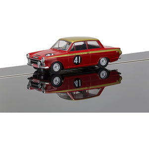 Scalextric C3870 Ford Cortina Mk1 Alan Mann Racing 1965 ETCC 500km Snetterton