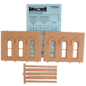 90102 O DPM Arched Window Wall (2)