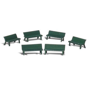 A1879 HO Park Benches