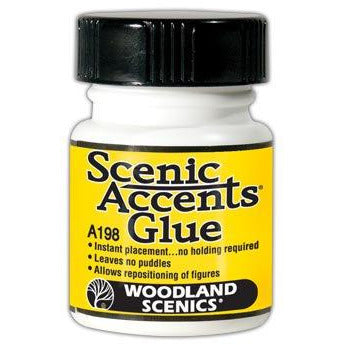 A198 Woodland Scenics Accent Glue 1.25 Fluid Oz