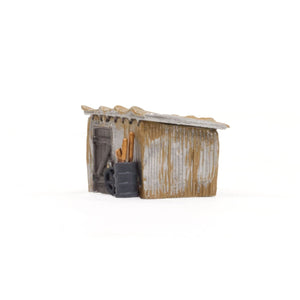 BR4946 N Built-Up Tin Shack