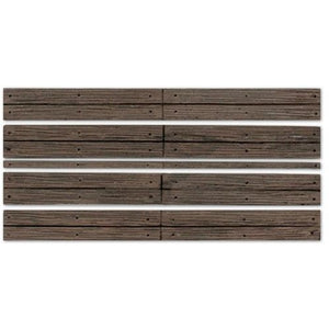 C1145 O Scale  Grade Crossing Wood Plank 2 Sets