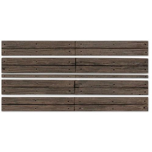 C1145 O Scale  Grade Crossing Wood Plank 2 Sets