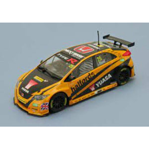 Scalextric C3861T BTCC Honda Civic Type R 2016 British touring Car 25 Matt Neal