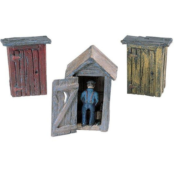 D214 HO 3 Outhouses & Man