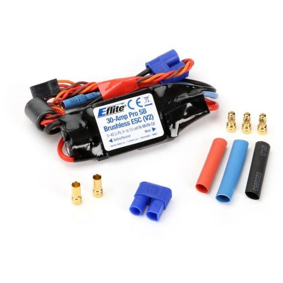 EFLA1030B 30-Amp Pro Switch-Mode BEC Brushless ESC (V2) - Swasey's Hardware & Hobbies