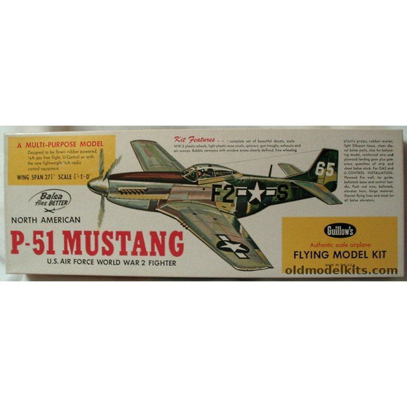 Guillow's 402 North American P-51 Mustang