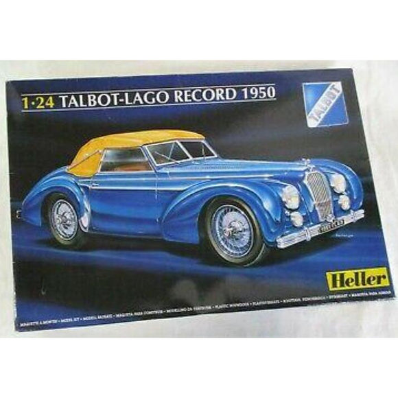 1/24 Scale Heller Model Kit 80711 1950 Talbot Lago Record 1950