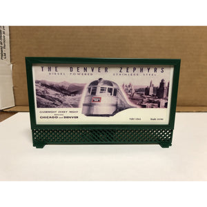 O Scale Lighted Billboard "The Denver Zephyrs"