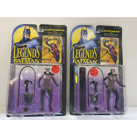 Kenner Batman Catwoman Set with Manufacture Mis-Pack Figure 1994