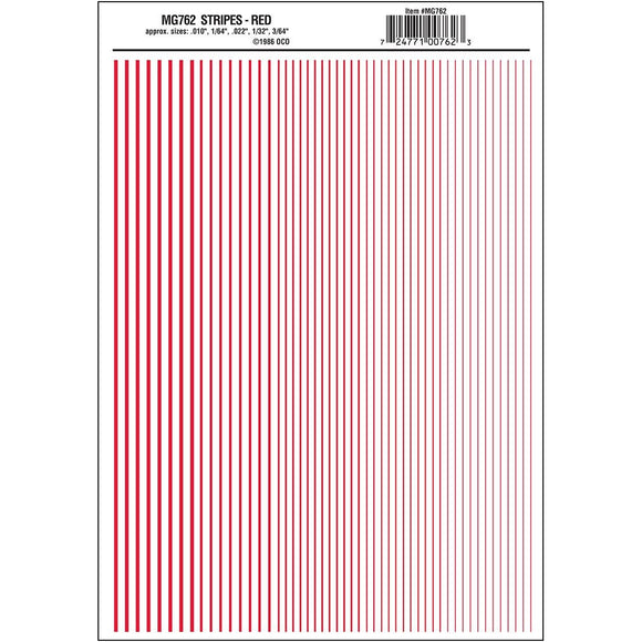 MG762 Stripes, Red