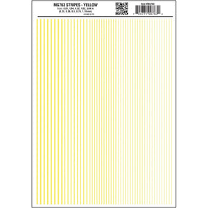 MG763 Stripes, Yellow