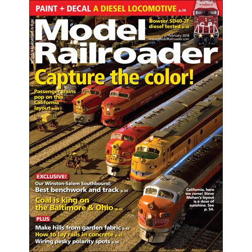 Model Railroader February 2018