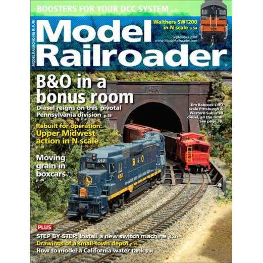 Model Railroader September 2018