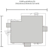 PF5196 HO KIT Corner Porch House