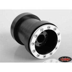 Beadlock Wheels V2 For Clod Buster (Black Delrin)