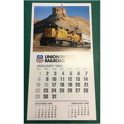 Official 1995 Union Pacific Railroad Calendar