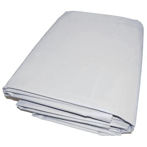ED 18 oz White Vinyl Tarps