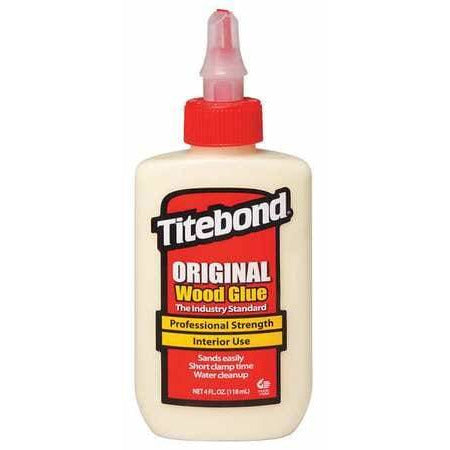 TITEBOND Wood Glue, Original, 4 Oz, Yellow
