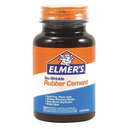 ELMER'S Rubber Cement, 4 oz.